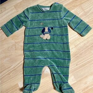 Mayoral Boy Velour Onesie 0-1M